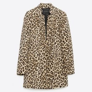 Zara leopard print jacket